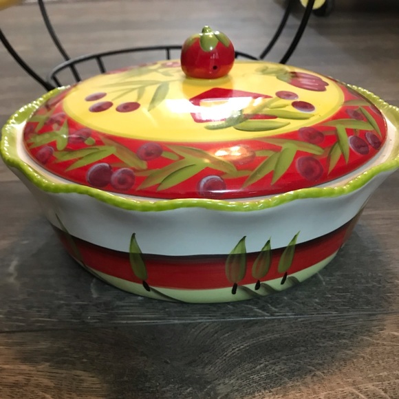 Temptations Kitchen Temptations Dish With Lid And Stand Poshmark